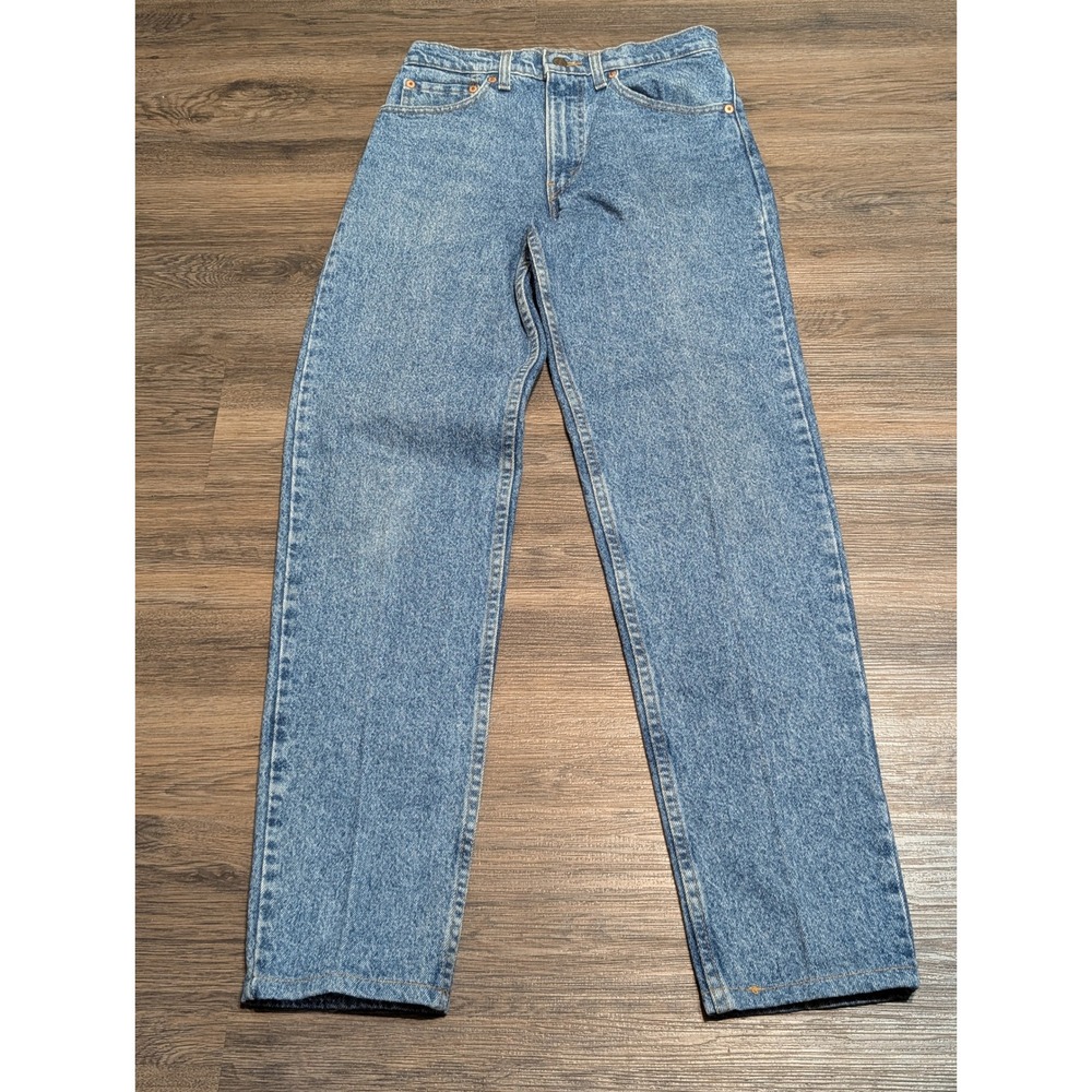 Levis 550 Relaxed Fit Tapered Leg Jeans Mens 31x34 Made in USA Blue 90s‎ Vintage
